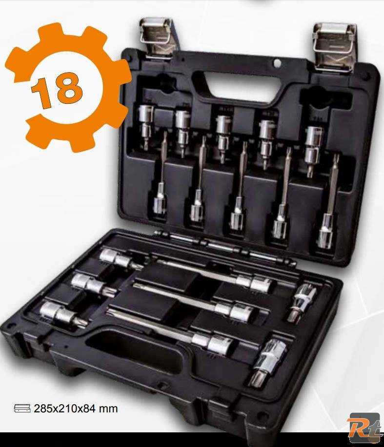 Beta Serie Set Kit 3 Pz Chiavi Bussole 1/2" BETA per Dadi Ruote con Inserti Colorati 