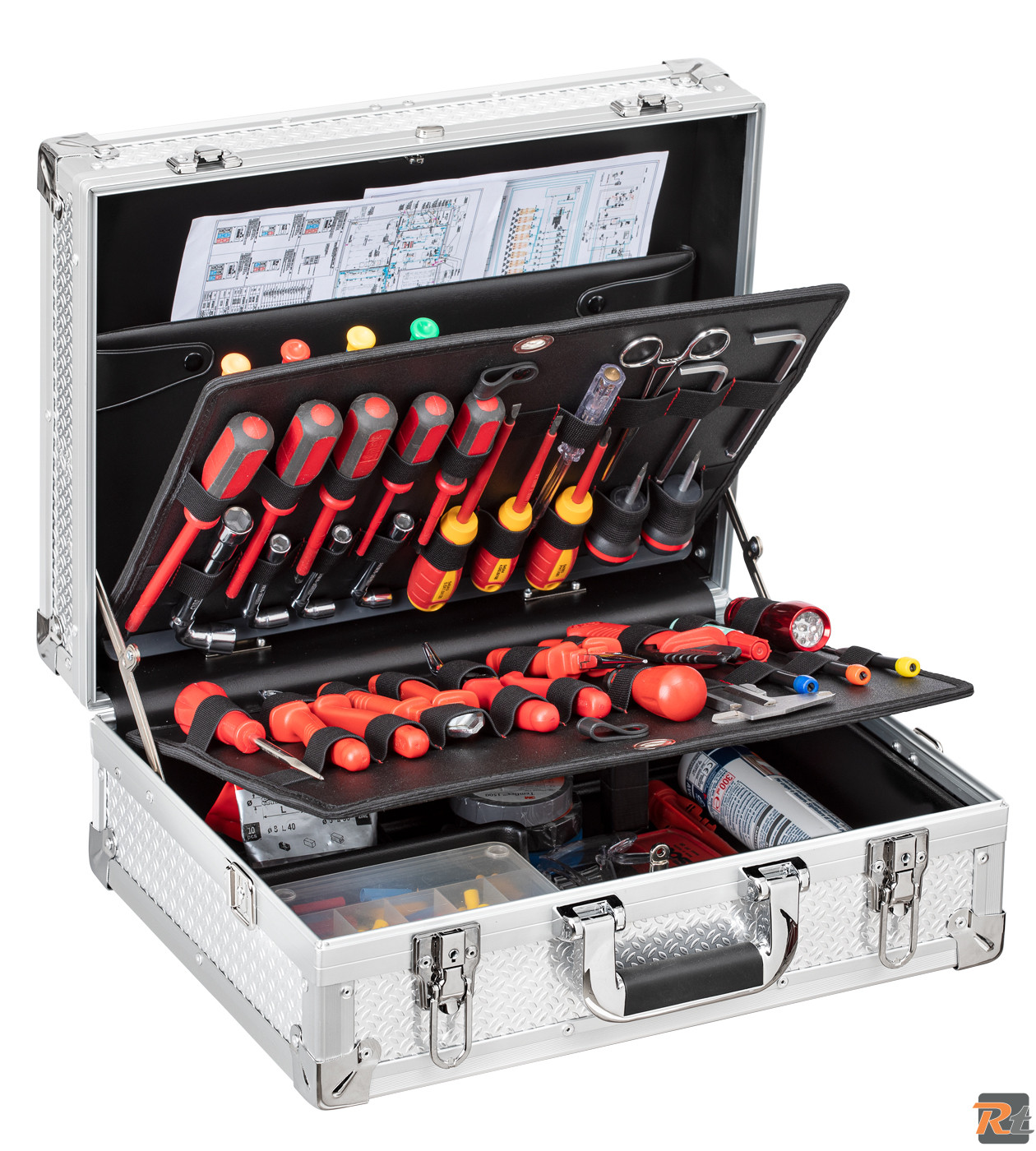 ALC 170 VALIGETTA PORTA UTENSILI IN ALLUMINIO GT LINE REMMTOOLS