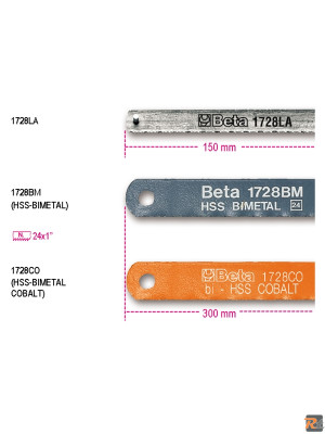 Sega Beta per legno e cartongesso 1729DM impugnatura bimateriale, 400 mm  [017290450]