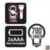 1833 M TORCE LED ALTA LUMINOSITA' 700 LM M BETA UTENSILI 018330003