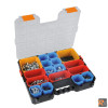 2080/V17 Valigia organizer con 17 vaschette portaminuteria asportabili