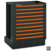 5000 RSC50/KFC - Kit 10 frontalini colorati per cassetto arredo officina RSC50 - ORANGE