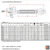 8010Z Tenditori ad occhio e forcella zincati