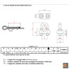 8018E - MORSETTI TIPO ENEL CORPO IN ACCIAIO ZINCATI A CALDO BETA UTENSILI 080180001