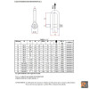 8026A - Grillo diritto zincato tipo UNI