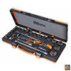92UA/C17M - assortimento di 17 chiavi a bussola multimpronta e 5 accessori in termoformato morbido, in cassetta di lamiera BETA UTENSILI 009201797