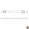 95FTX - Chiavi poligonali doppie diritte, per viti con profilo Torx® cromate BETA UTENSILI