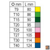 97BTX-C 09 CH. PIEG. TX P/SFER YELLOW BTX - C 09 BETA UTENSILI 000971609