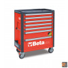 C37A/7-R CASSETTIERA ANTIRIBALTAMENTO BETA CON 7 CASSETTI - ROSSA - BETA UTENSILI 037000273