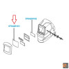 7042LCD/RV Vetrino paragraffi esterno per maschera 7042LCD BETA UTENSILI 070420101