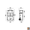 C41H - 4100H - trolley portautensili a due moduli sovrapponibili BETA UTENSILI