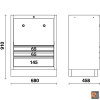 MODULO AVVOLGICAVO/TUBO C/3 CASSETTI C45PRO ACT - 045000247 BETA UTENSILI