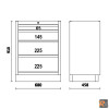 MODULO 4 CASSETTI C45PRO M4 045000234 BETA UTENSILI