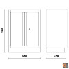 MODULI 2 ANTINE 680MM C45PRO MA - 045000232 BETA UTENSILI