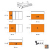 C55M7 - Modulo fisso con 7 cassetti per arredo officina BETA UTENSILI 055000203