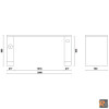 C55PRO BO/2 BANCO DA LAVORO RSC55 DA 2 METRI ORANGE