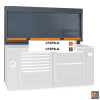 C55PS-O PARETE PORTAUTENSILI RSC55 BETA - ARANCIONE 