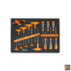MM60 TERMOFORMATO MORBIDO CON 23 UTENSILI BETA UTENSILI 024580060