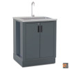 Modulo fisso con lavandino integrato per arredo officina RSC50 2.0