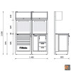 RSC50 - A - Combinazione arredo officina RSC50