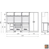 RSC50 - G - Combinazione arredo officina RSC50