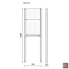 RSC50 KPF - Kit pannelli forati per arredo officina RSC50