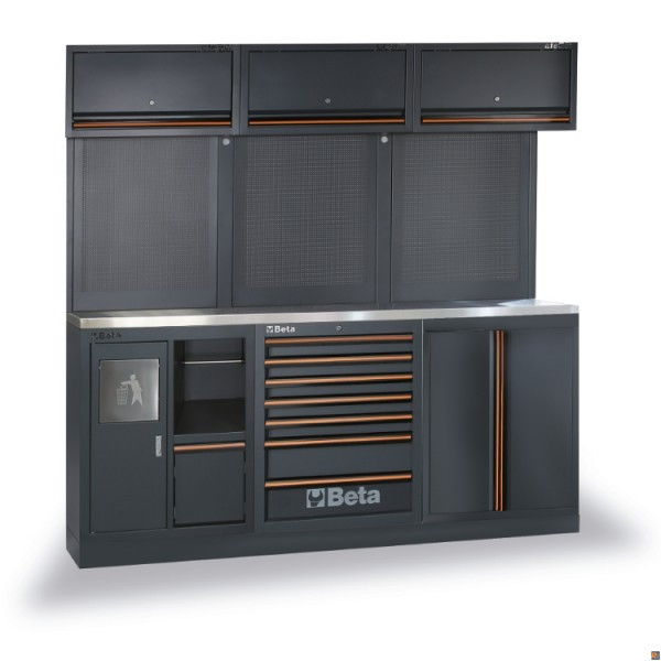 C45PRO AX - Combinazione arredo officina C45PRO BETA