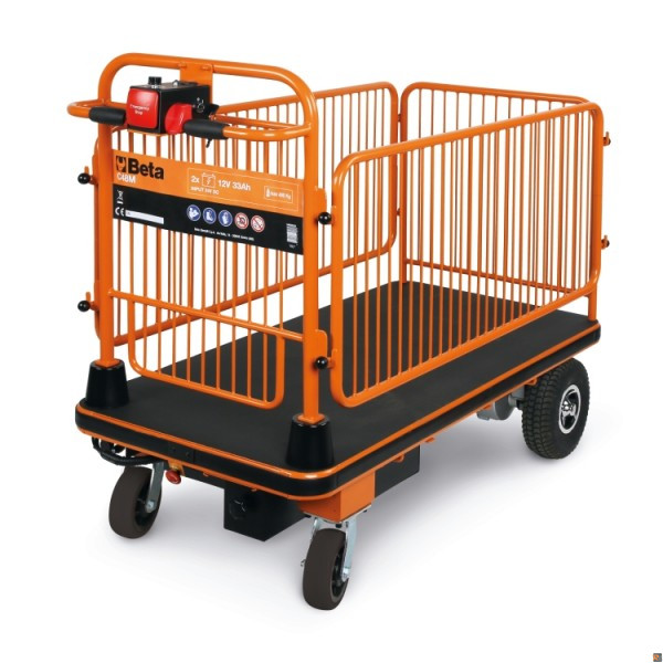 C48M - CARRELLO DA LAVORO ELETTRICO CON SPONDE BETA