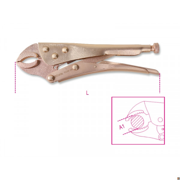 1052BA - PINZE ANTISCINTILLA GRIP BA 240