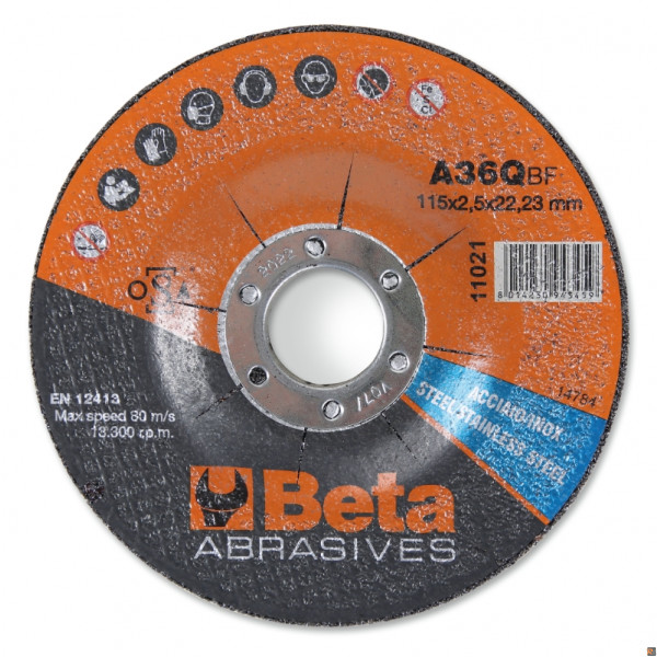 11021 180X3,2 - CF. 10PZ DISCHI TAGL. ACC-INOX 180X3,2 ø22,23 D A