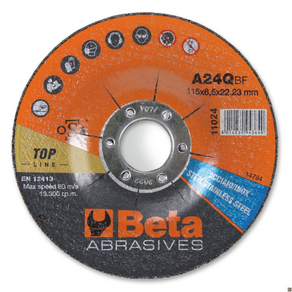 11024 230X2,0 - CF. 10PZ DISCHI TAGL. ACC-INOX 230X2,0 ø22,23 D A