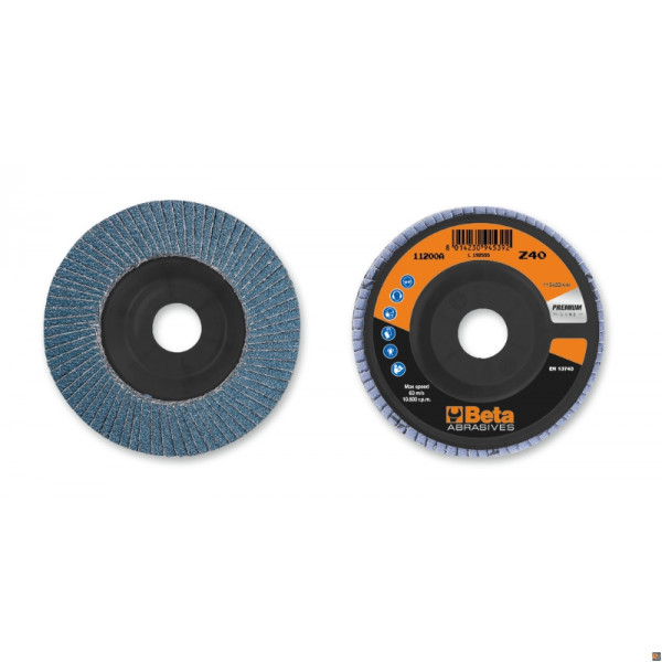 11200A 80 - CF. 10PZ DISCHI MONO-LAM ZIRC. SP/PL ø115 GR80 LS