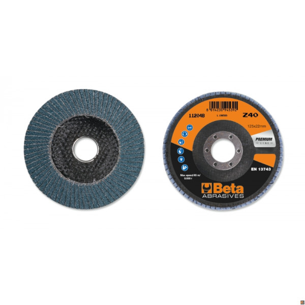 11204B 80 - CF. 10PZ DISCHI MONO-LAM ZIRC. SP/FV ø125 GR80 LS