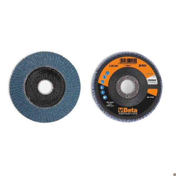 11210A 120 - CF. 10PZ DISCHI MONO-LAM ZIRC.SC/FV ø115 GR120 LS