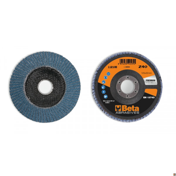 11210B 80 - CF. 10PZ DISCHI MONO-LAM ZIRC. SC/FV ø125 GR80 LS