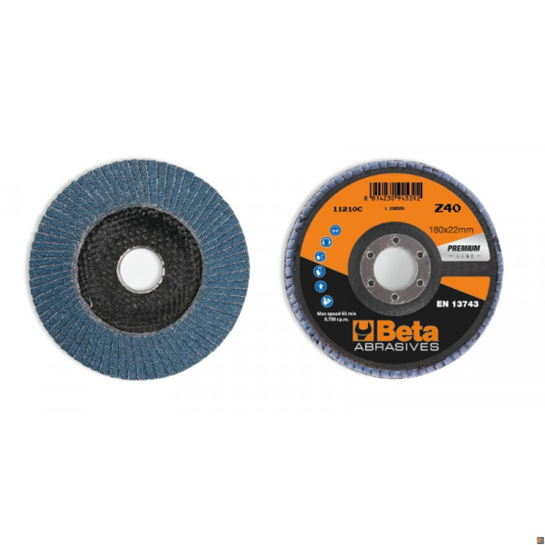 11210C 60 - CF. 10PZ DISCHI MONO-LAM ZIRC. SC/FV ø180 GR60 LS