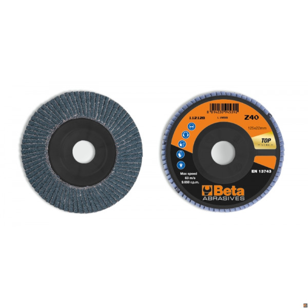 11212B 60 - CF. 10PZ DISCHI MONO-LAM ZIRC. SP/PL ø125 GR60 LP