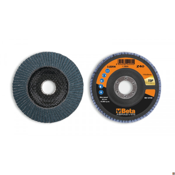 11220A 40 - CF. 10PZ DISCHI MONO-LAM ZIRC. SC/FV ø115 GR40 LP