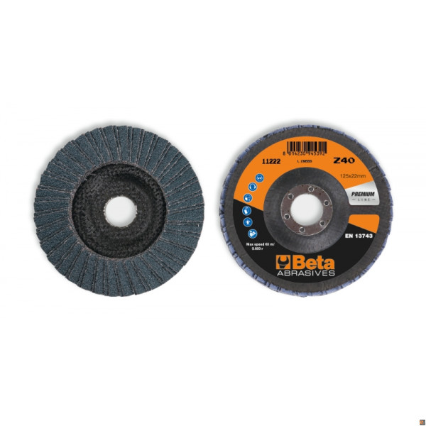 11222B 40 - CF. 10PZ DISCHI BI-LAM ZIRC. SC/FV ø125 GR40 LP