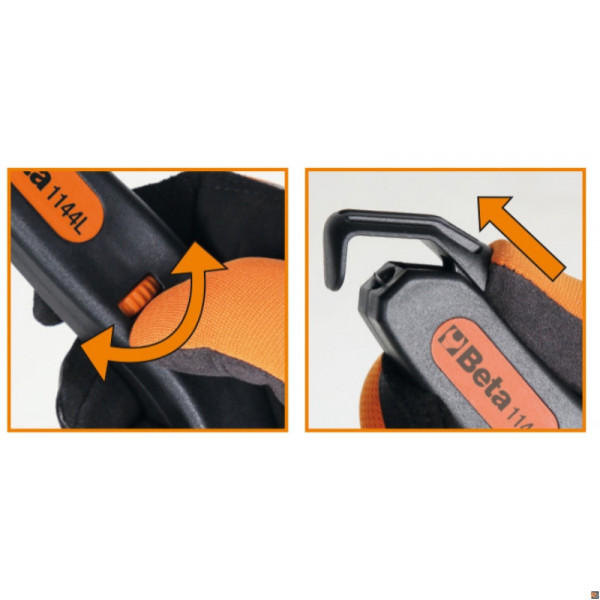 1144L SPELLACAVI A LEVA C/COLTELLO ø 4-28MM L BETA UTENSILI 011440050