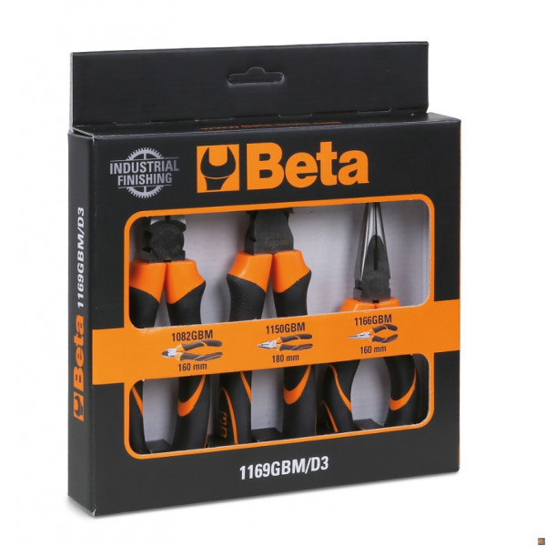 1169GBM/D3 ASSORT. PINZE-TRON. FIN/IND. 3PZ GBM/D3 BETA UTENSILI 011690273