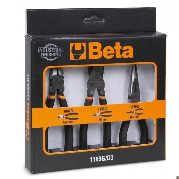 1169G/D3 ASSORT. PINZE-TRON. FIN/IND. 3PZ G/D3 BETA UTENSILI 011690073