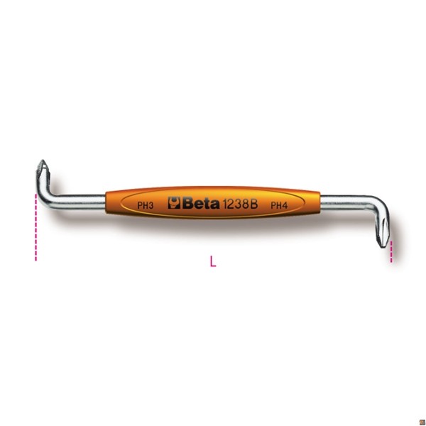 1238B - GIRAVITE A SQUADRA PER VITI CON IMPRONTA A CROCE PHILIPS® - 1-2