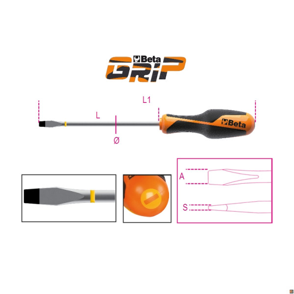 GIRAV.LAMA PIATTA COLOR BETAGRIP 6,5X150 1260MC 6,5X150 BETA 012602051