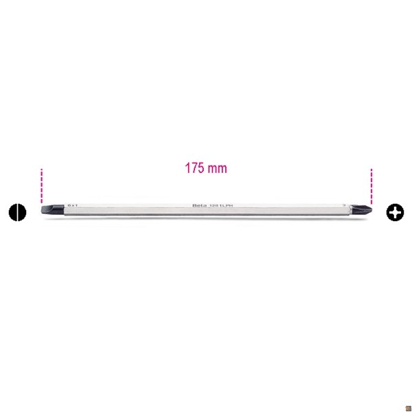 1281LPH/1 - GIRAVITE BIVALENTI PER VITI A TESTA CON INTAGLIO E PHILIPS®
