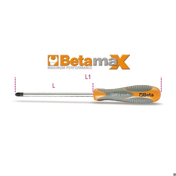 1299PZ - GIRAVITE PER VITI CON IMPRONTA A CROCE POZIDRIV®-SUPRADIV® - 1