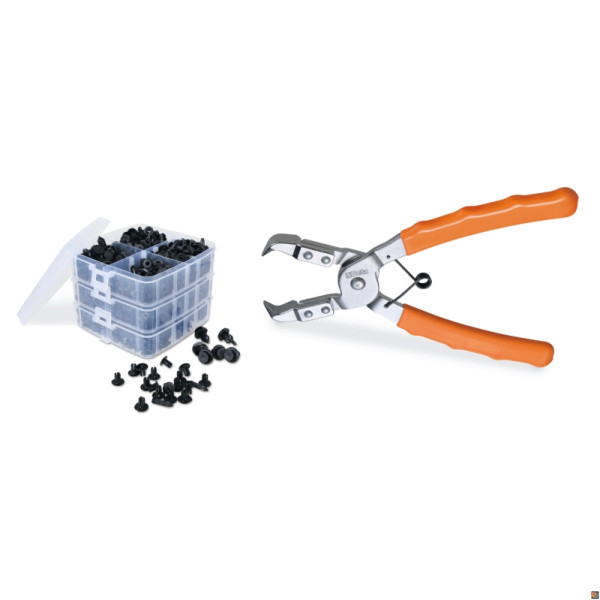 1478/K3 KIT 2 PINZE+SET 625 PIOLI PLAST.CARROZ.
