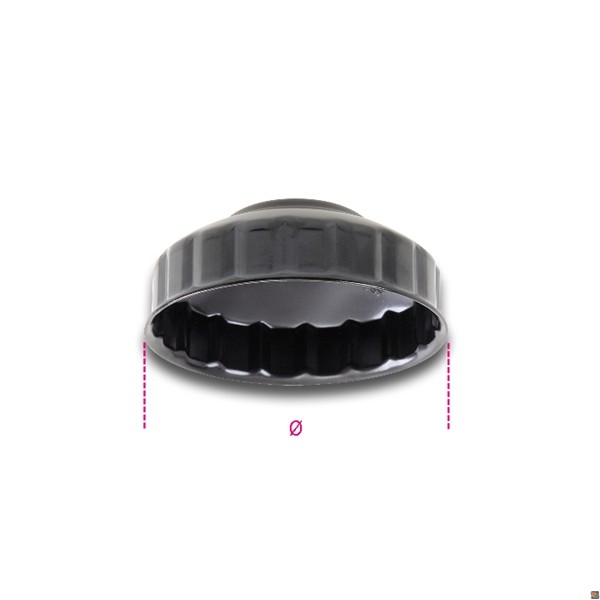1493/PF - CHIAVI A BUSSOLA PER FILTRI OLIO PURFLUX - 76mm 30N