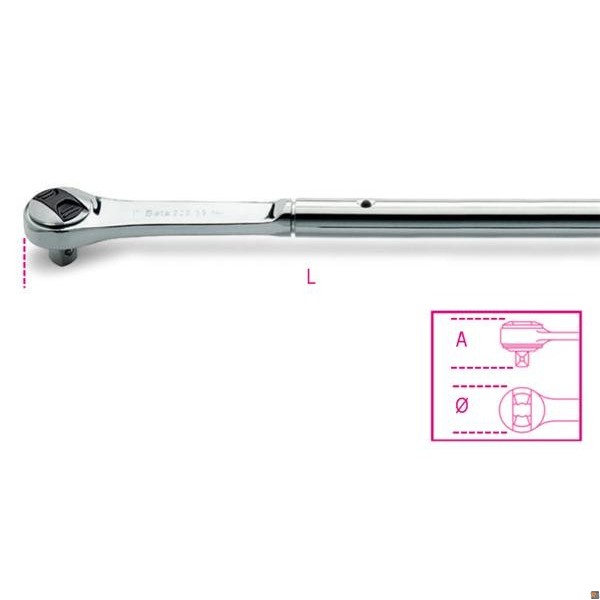 900AS/MBL - CHIAVI A BUSSOLA A MANO LUNGHE BOCCA POLIGONALE - 5/32 BETA  UTENSILI 009000325