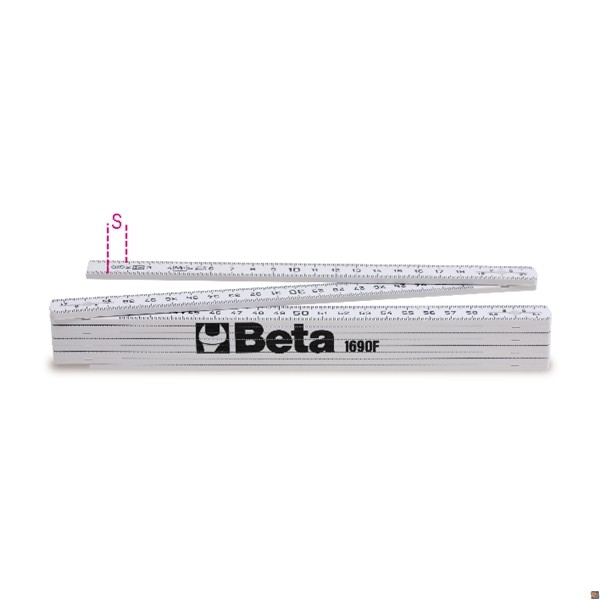1690F - METRO PIEGHEVOLE IN FIBRA DI VETRO - BETA UTENSILI
